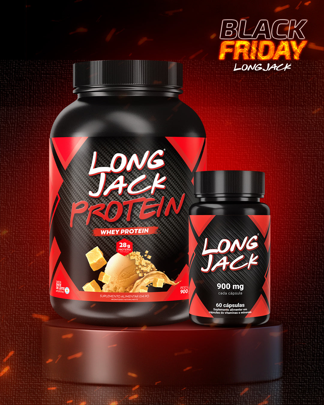 Long Jack Cápsulas + Proteína
