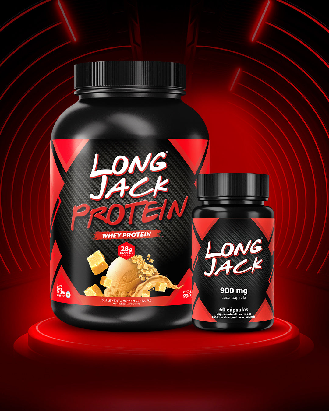 Long Jack Cápsulas + Proteína
