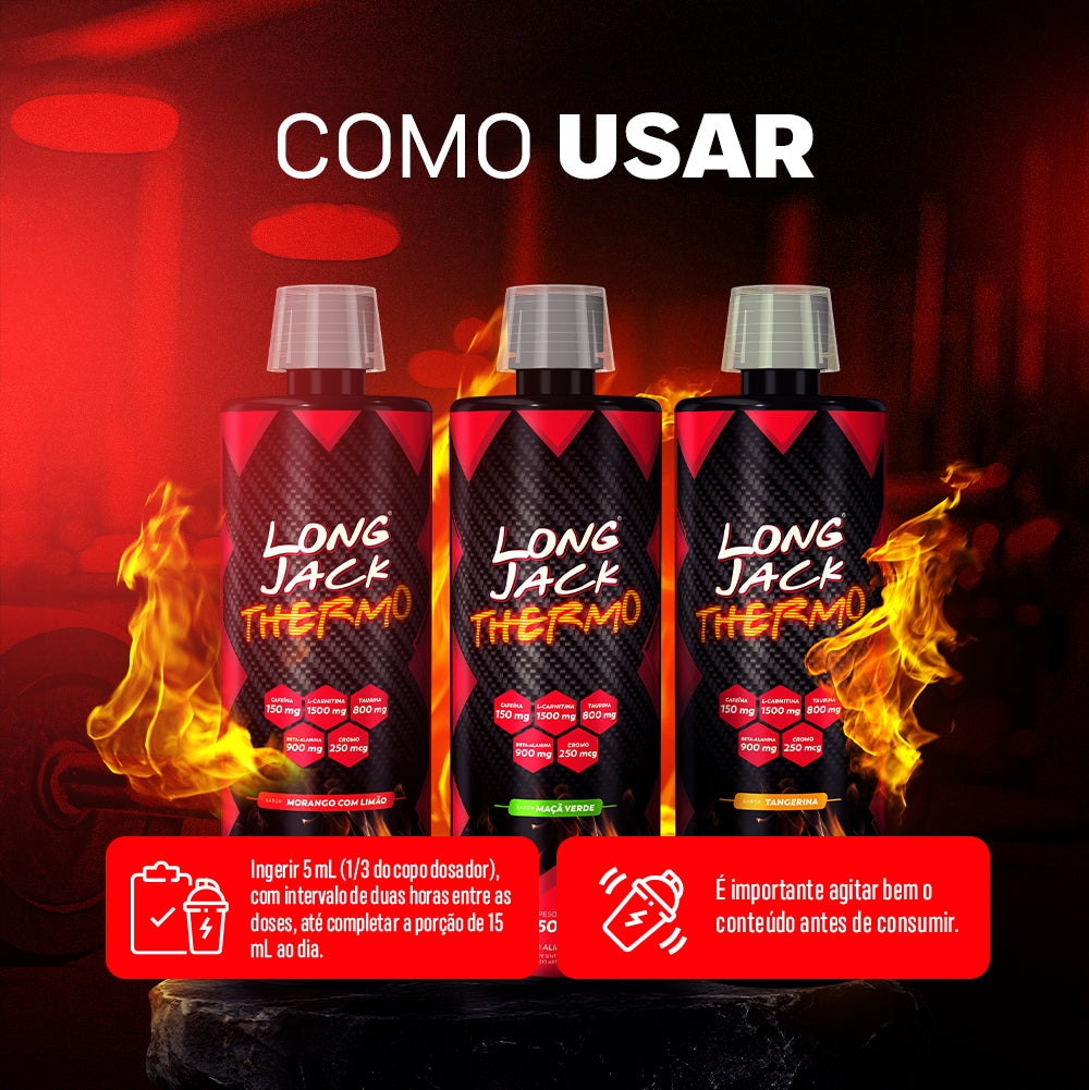 Long Jack Cápsulas + Termogênico Thermo