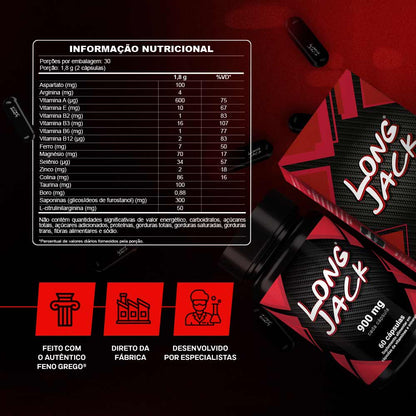 Long Jack Cápsulas + Termogênico Thermo